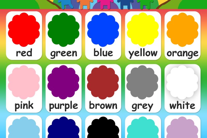 Free Printable Color Flashcards For Preschoolers