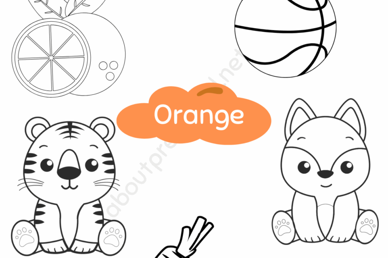 Orange Printables For Preschool