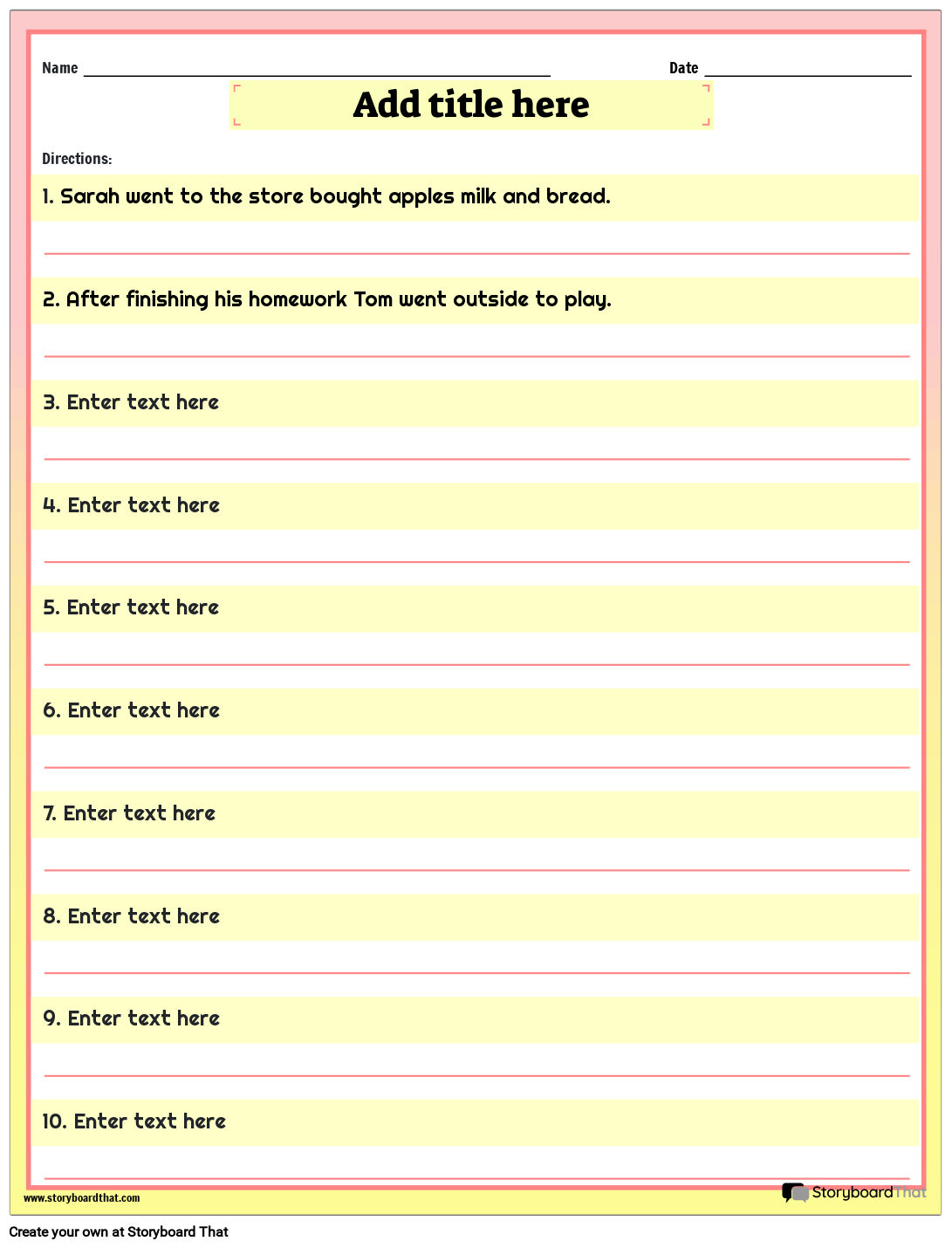 Comma Worksheets Free Punctuation Practice Sheets