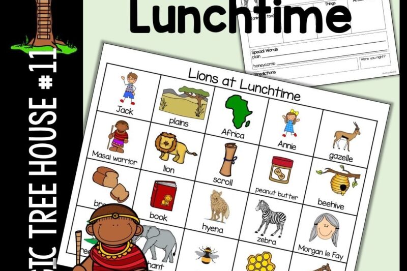 Lions At Lunchtime Reading Comprehension Worksheets