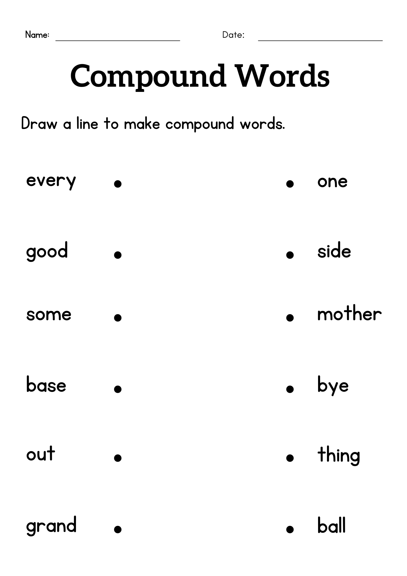 Compound Words Worksheet For Grade 1 Or 2 Compound Words Activity Sheets Made By Teachers Compound Words Worksheet For Grade 1 Or 2 Compound Words Activity Sheets Made By Teachers