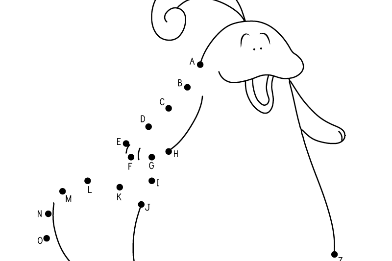 Connecting Dots Alphabet Worksheets