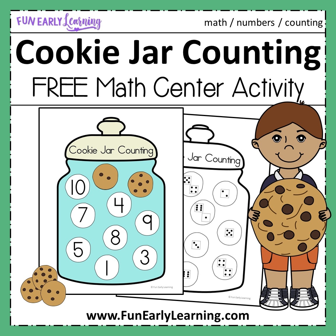 Cookie Jar Counting Fun Early Learning