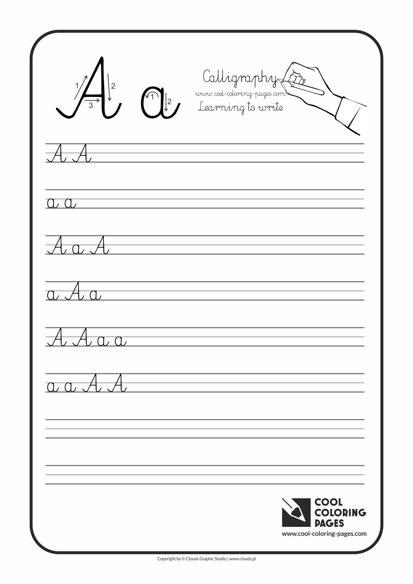Cool Coloring Pages Calligraphy For Kids Worksheets Archives Cool Coloring Pages Free Educational Coloring Pages And Activities For Kids