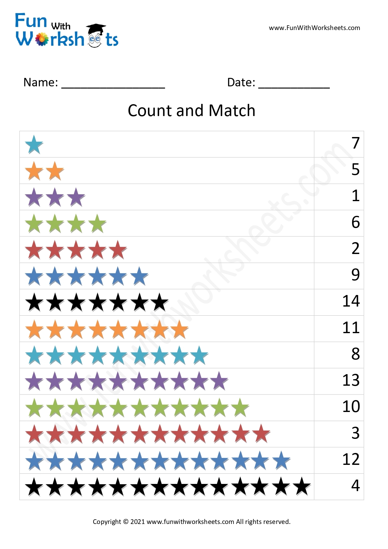 Count And Match Activity Worksheets Free Printable Worksheets Worksheets Library Count And Match Activity Worksheets Free Printable Worksheets Worksheets Library