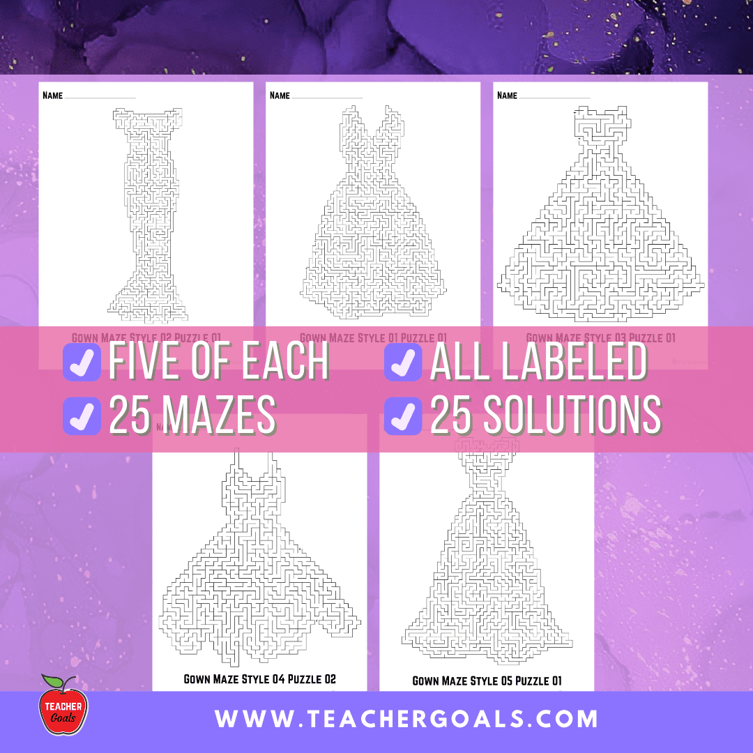 Crazy Dress Mazes For All Ages Kid s Activity Worksheet