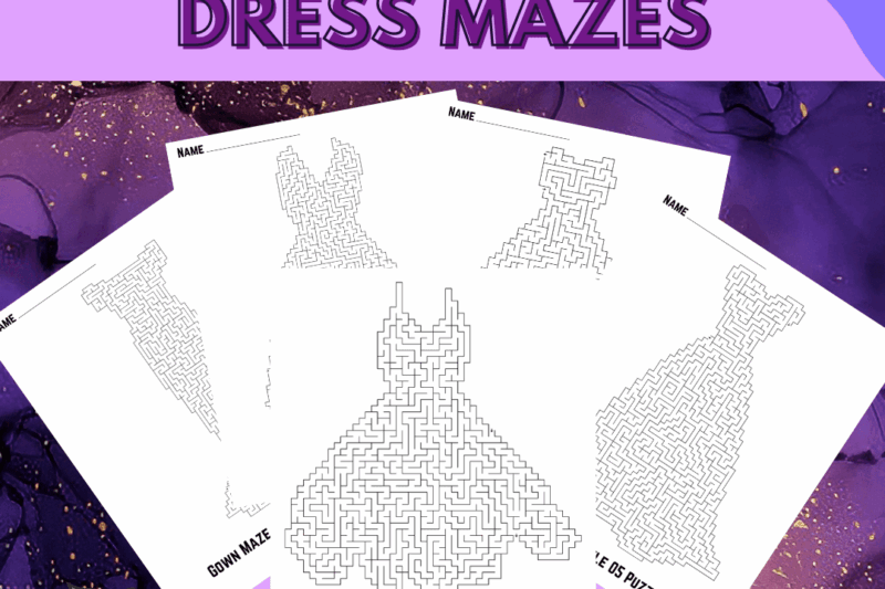 Crazy Mazes Worksheet