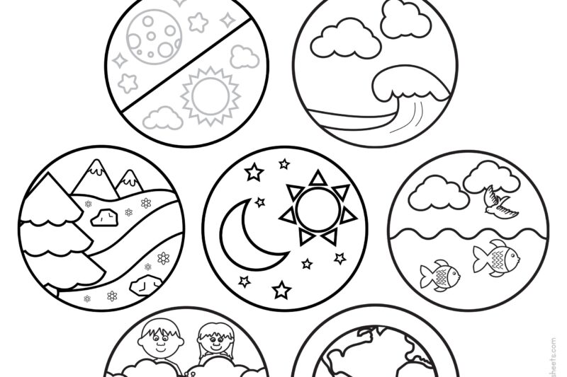Free Printable Creation Worksheets