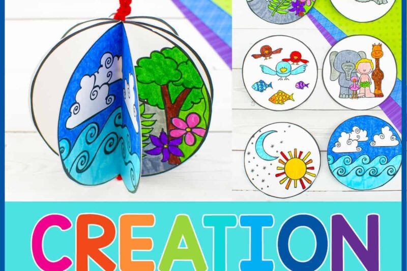 Christian Preschool Printables Days Of Creation