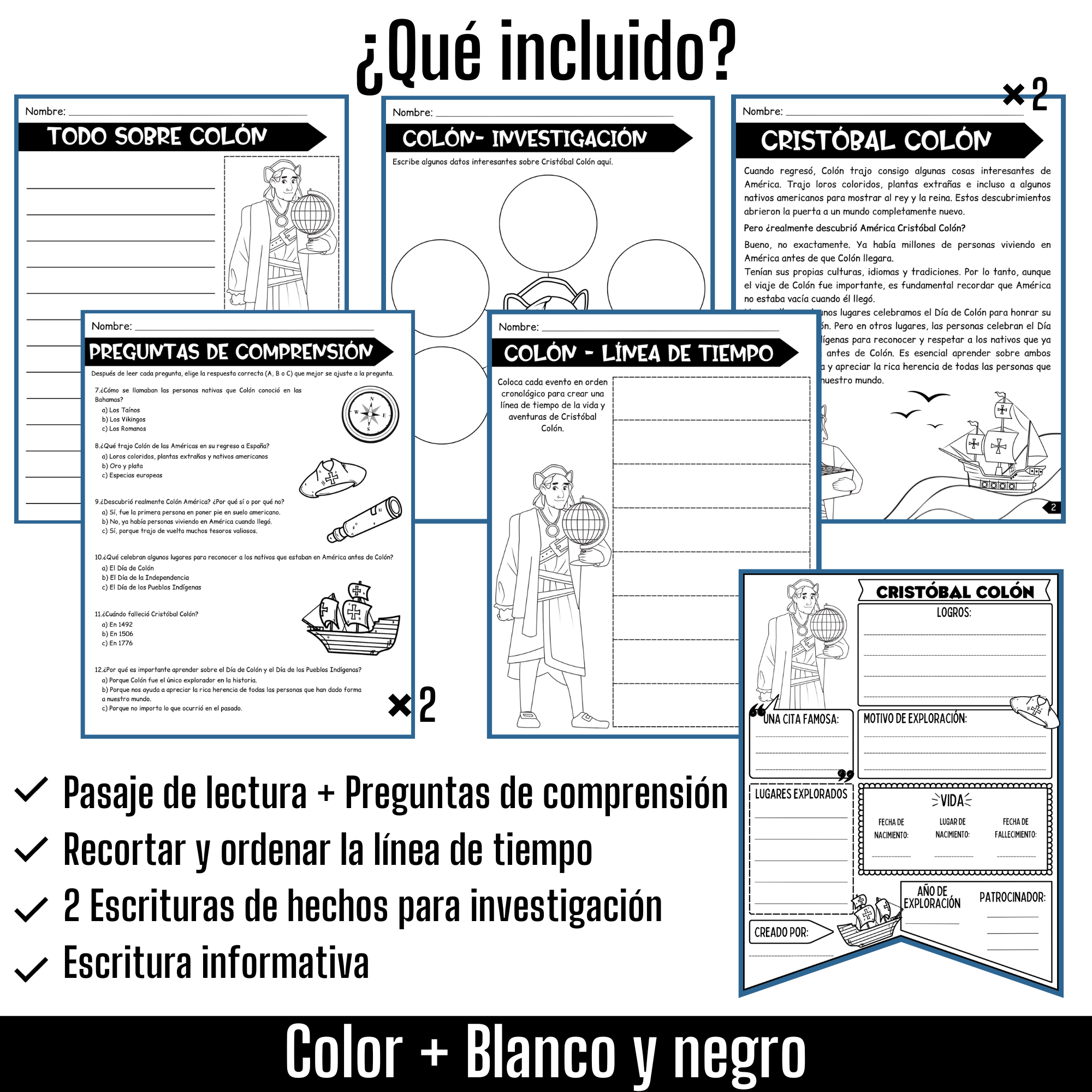 Columbus Day Reading Comprehension Worksheets Pdf Columbus Day Reading Comprehension Worksheets Pdf