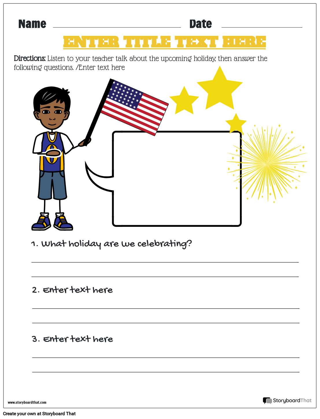 Customizable And Free Memorial Day Templates