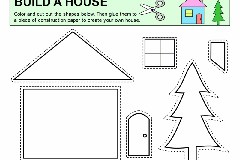 Preschool Cut And Paste Printable Worksheets