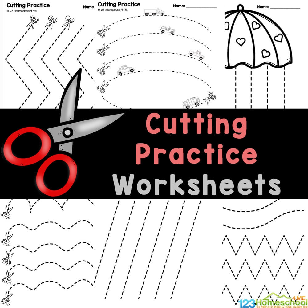 Cutting Worksheets Free Printable