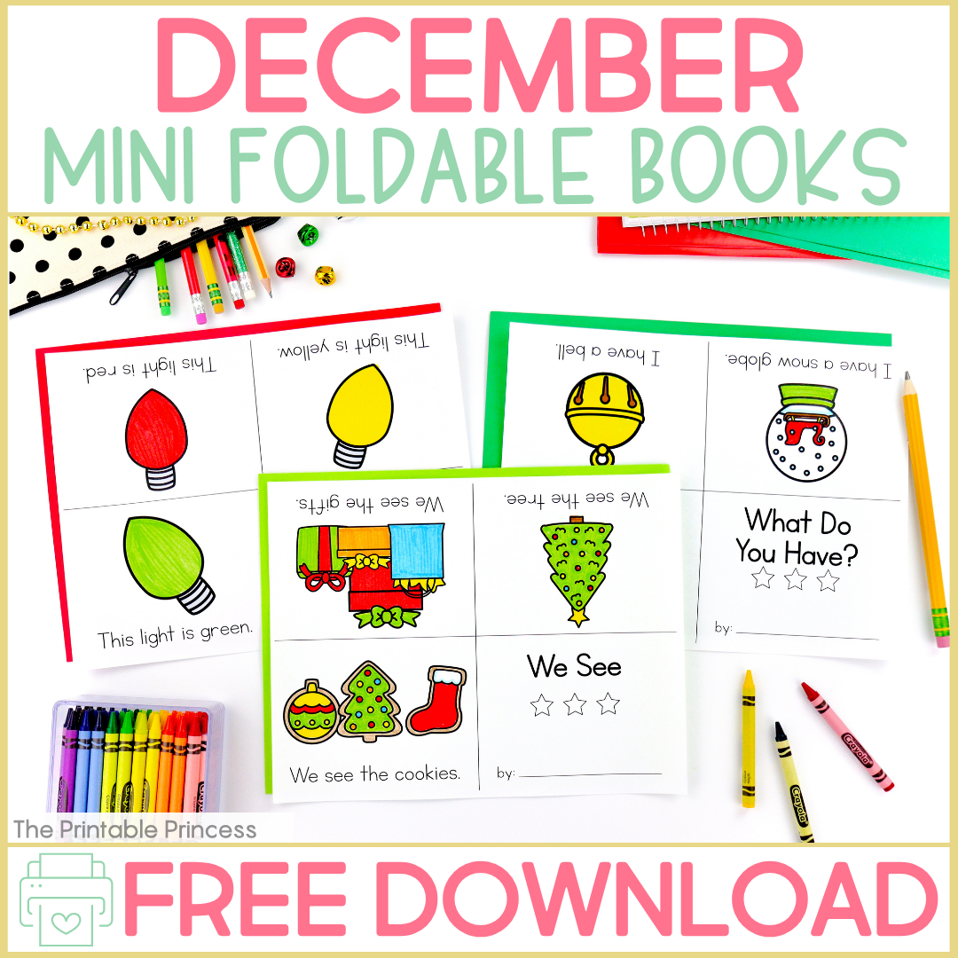 December Preschool Printables