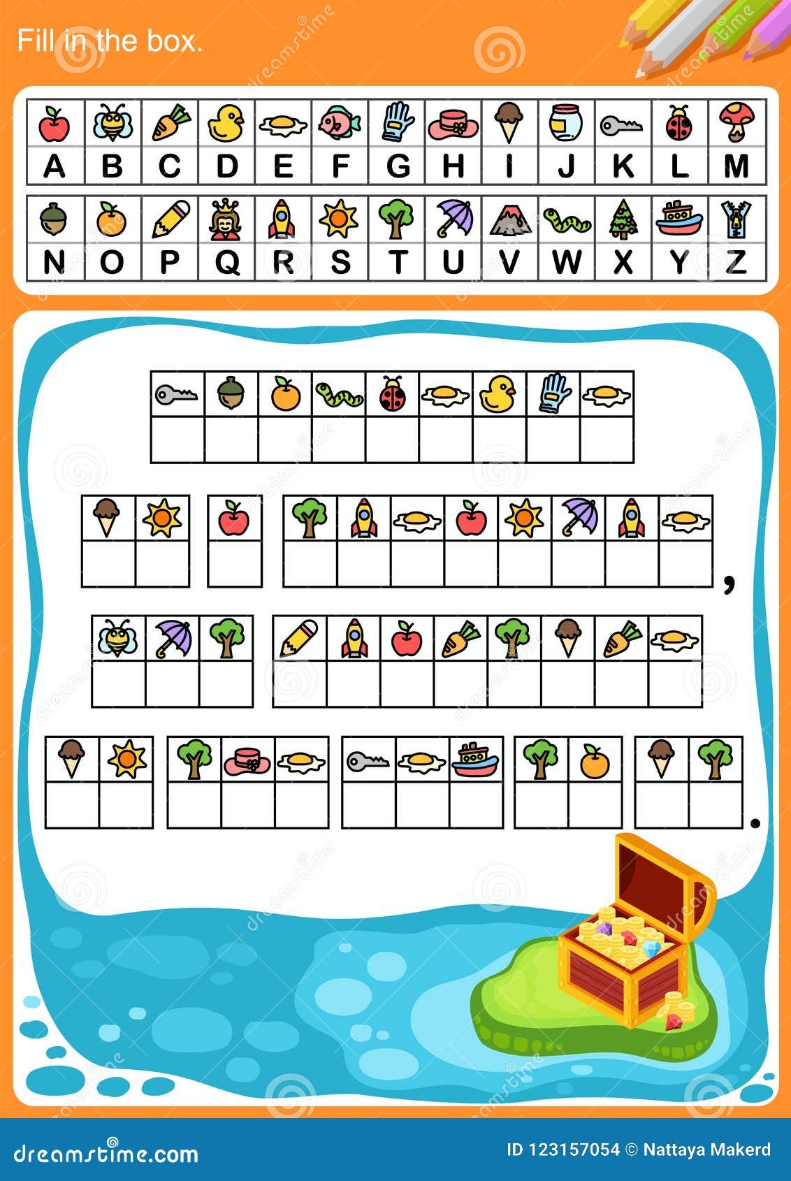 Decode Alphabet Fill In The Box Stock Vector Illustration Of Match Missing 123157054 Decode Alphabet Fill In The Box Stock Vector Illustration Of Match Missing 123157054