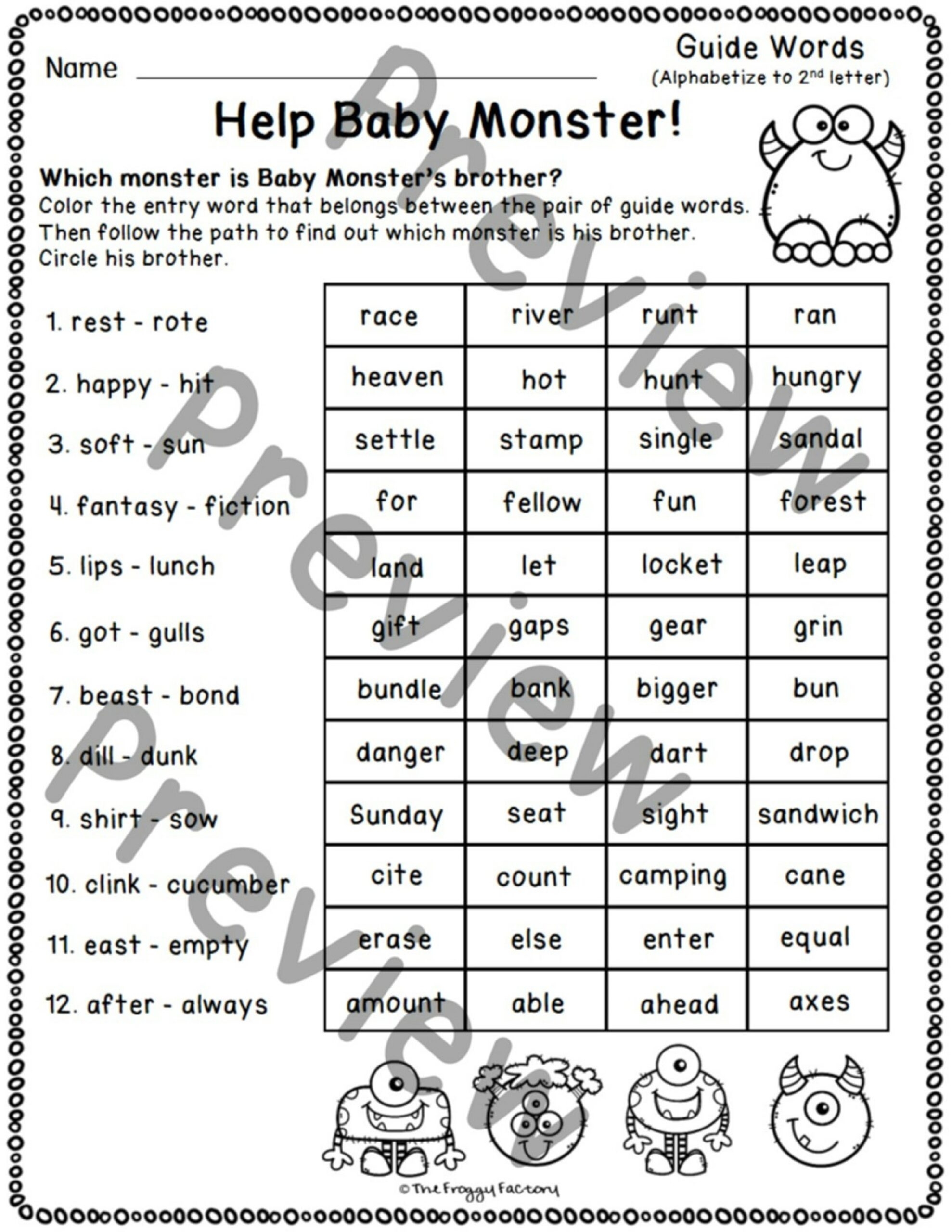 Dictionary Skills Worksheets Guide Words Made By Teachers Dictionary Skills Worksheets Guide Words Made By Teachers