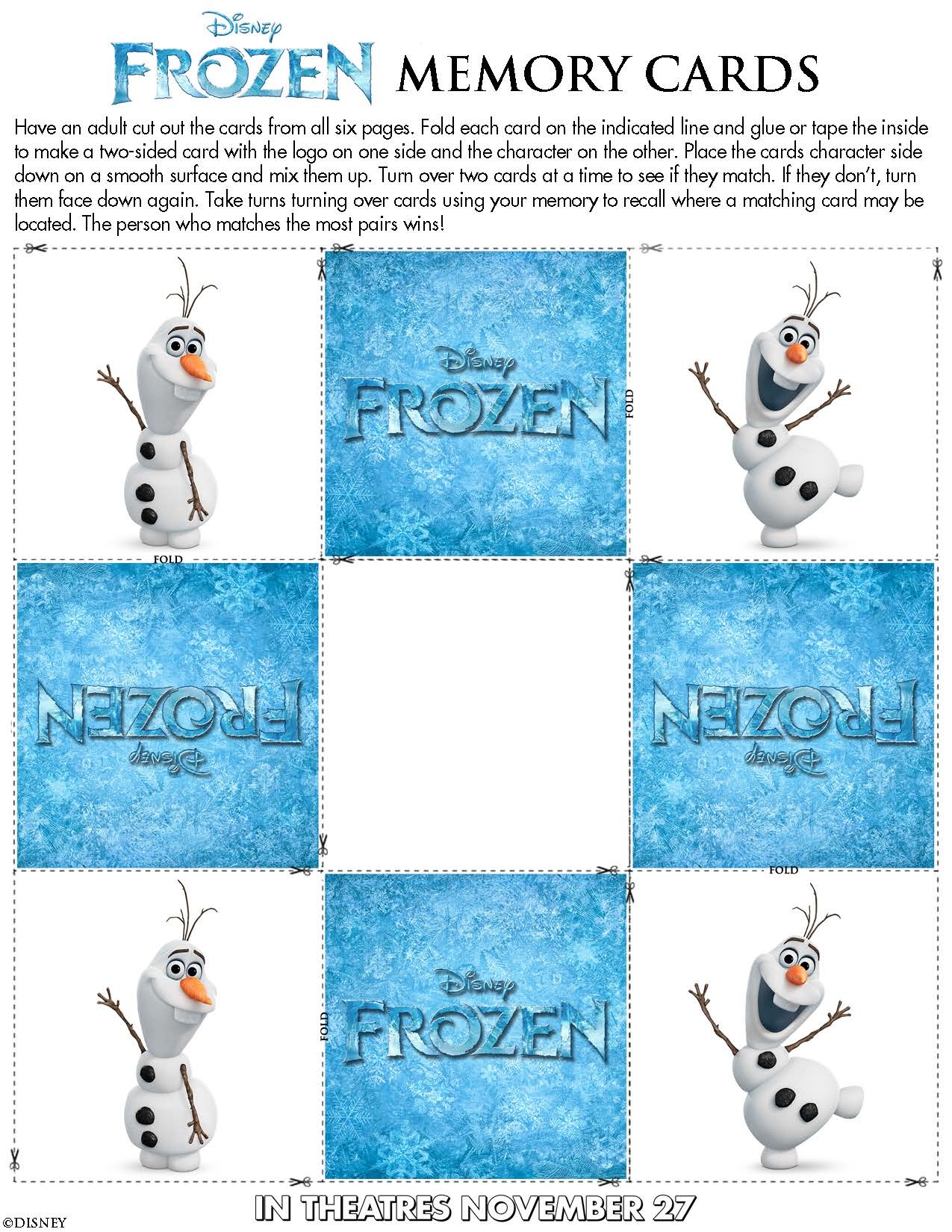 Frozen Printables Preschool Free