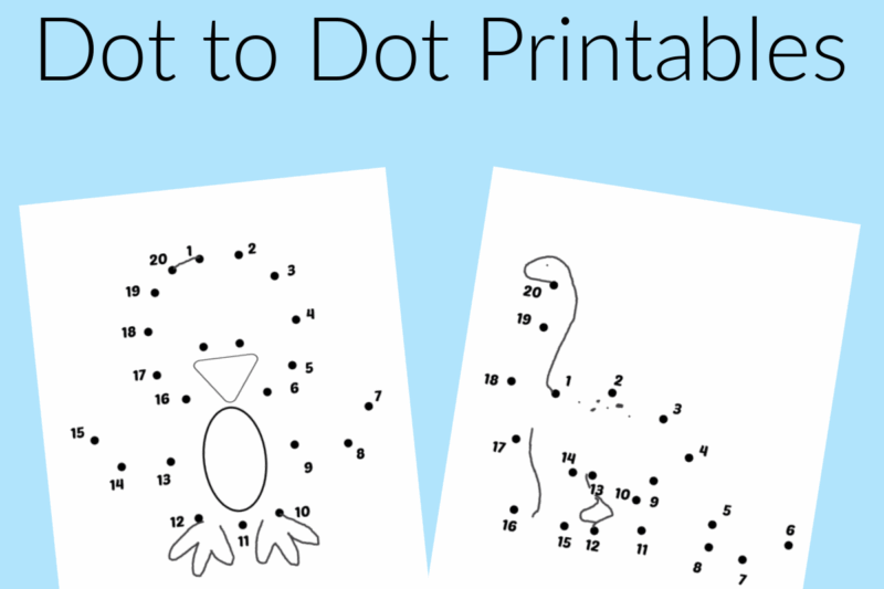 Free Printable Dot To Dot Worksheets