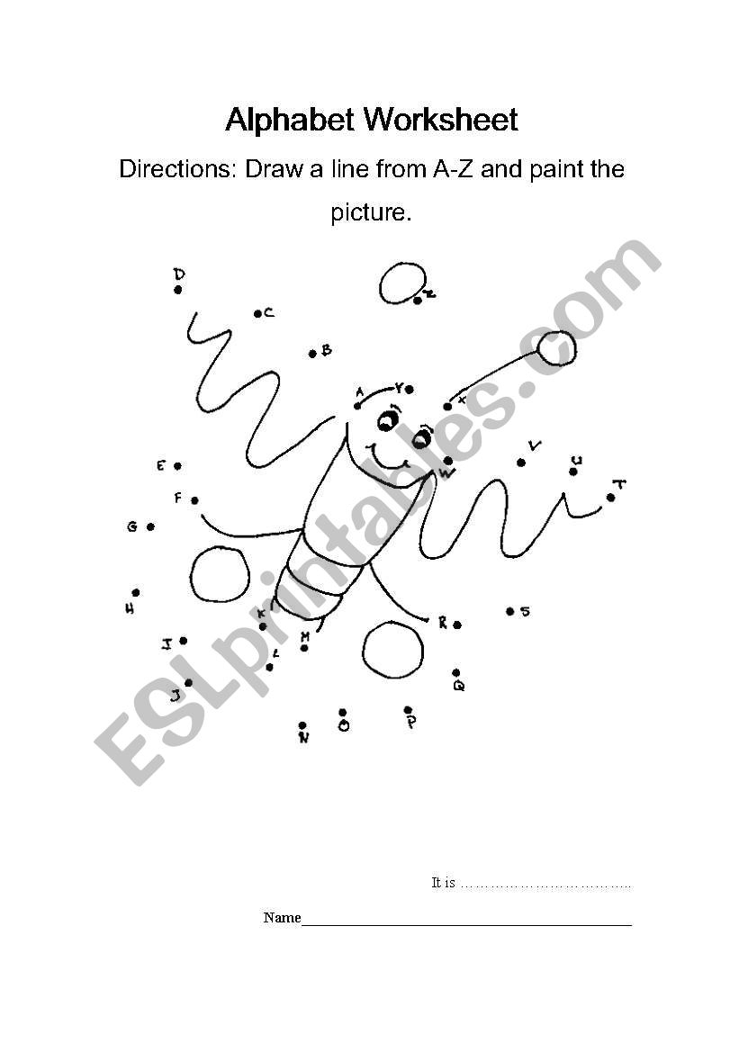 Draw Alphabet ESL Worksheet By Peeraya277 Draw Alphabet ESL Worksheet By Peeraya277