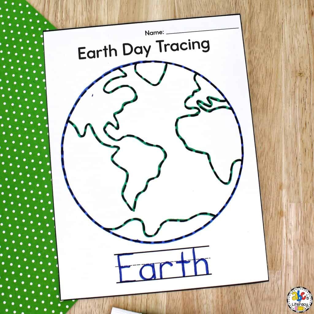 Earth Day Tracing Worksheets Worksheets Library
