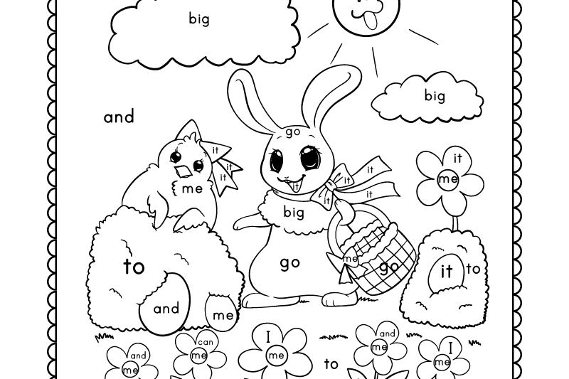 Free Easter Kindergarten Worksheets