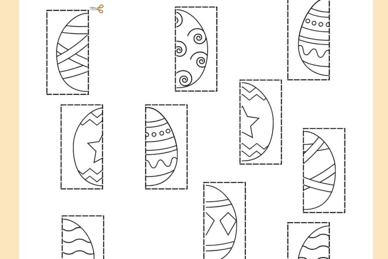 Free Preschool Symmnetry Printables