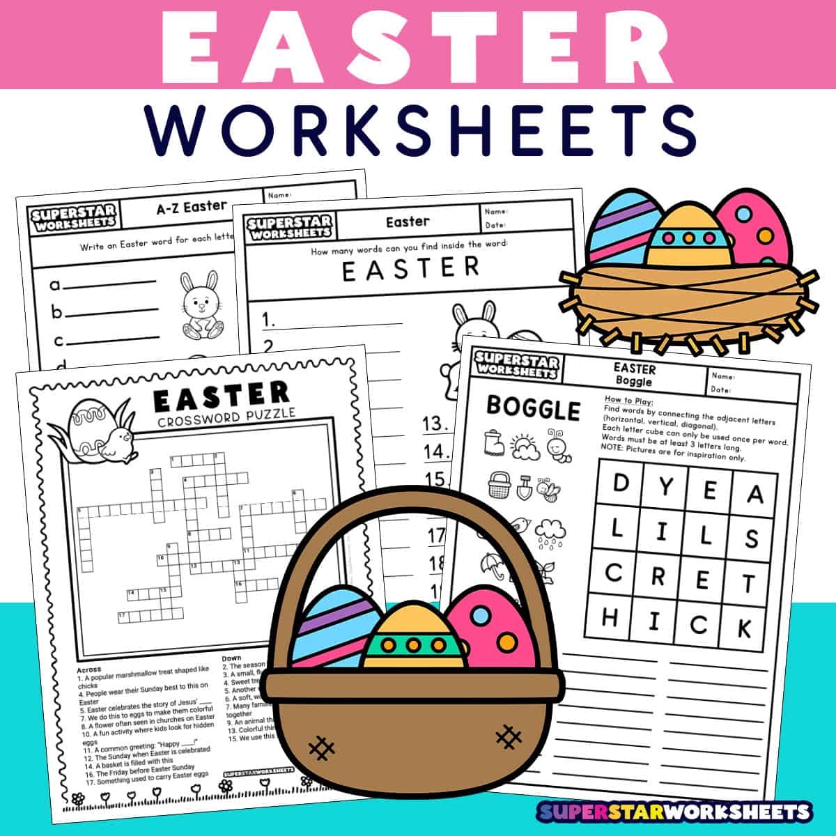 Easter Worksheets Superstar Worksheets