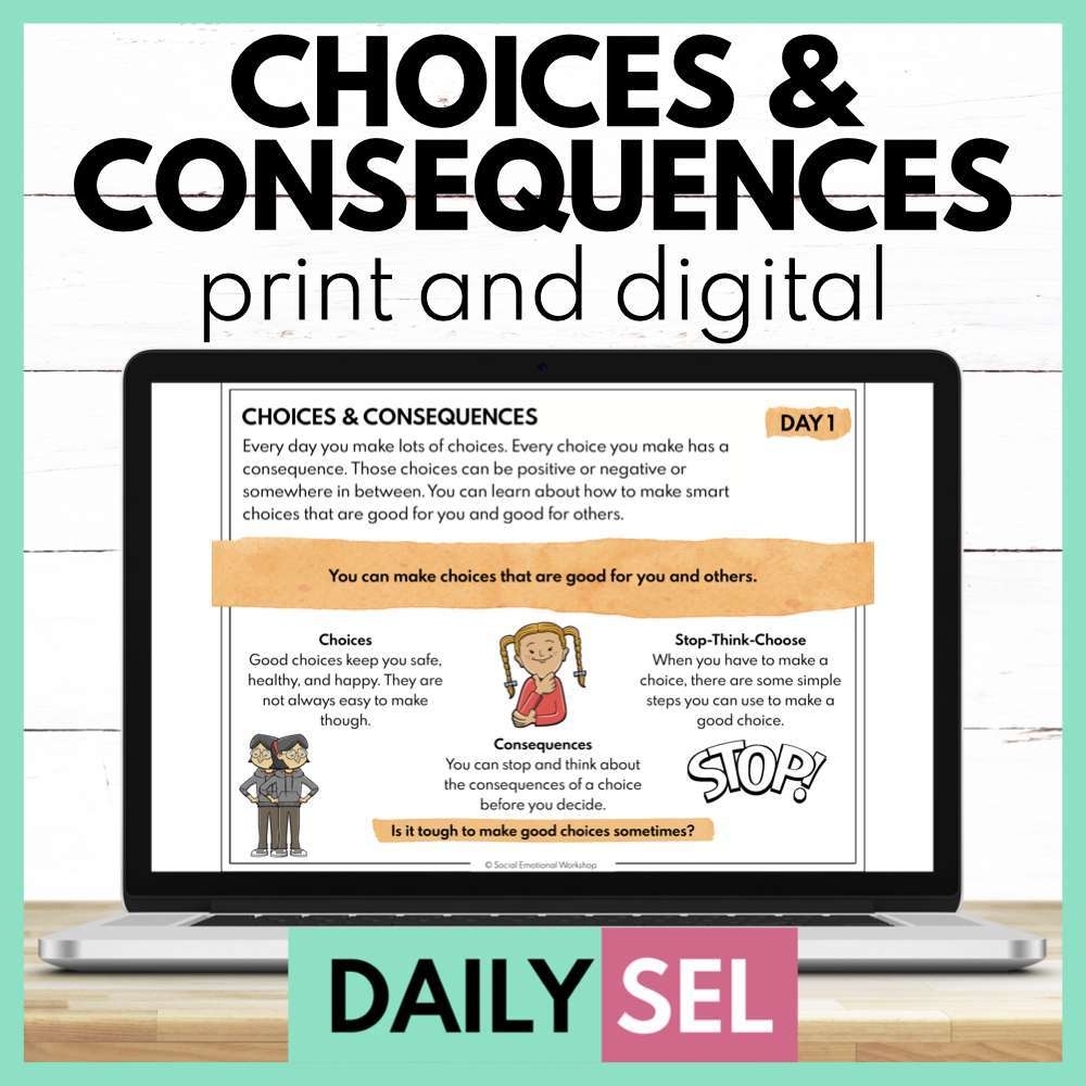 Free Printable Actions And Consequences Worksheets