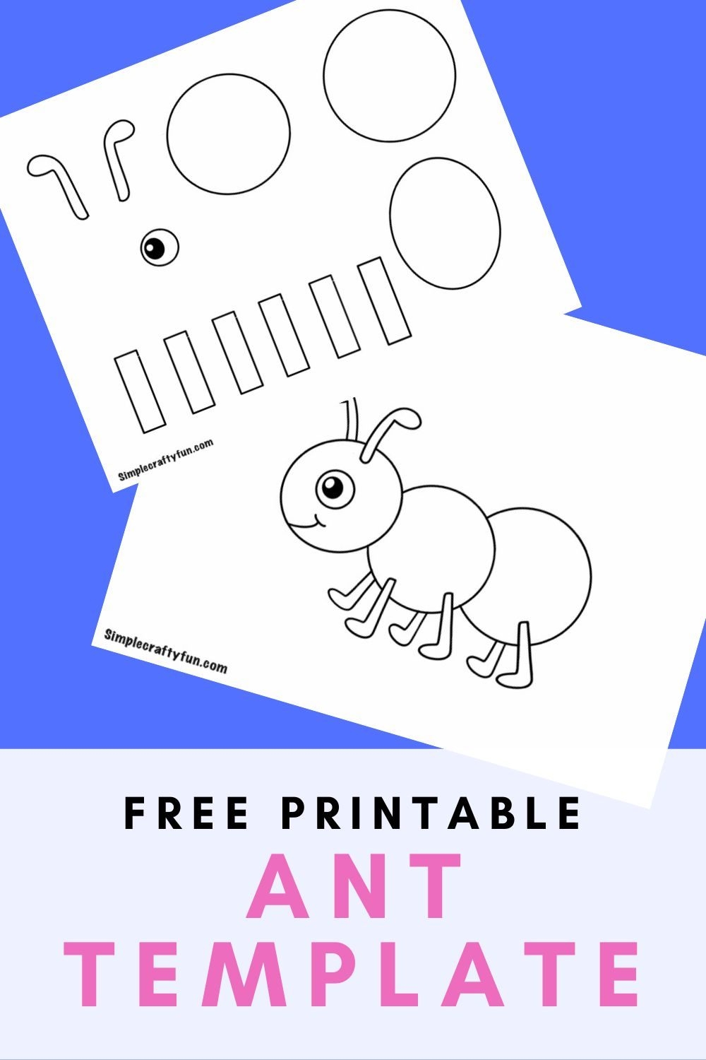 Red Ant Printable Template Preschool