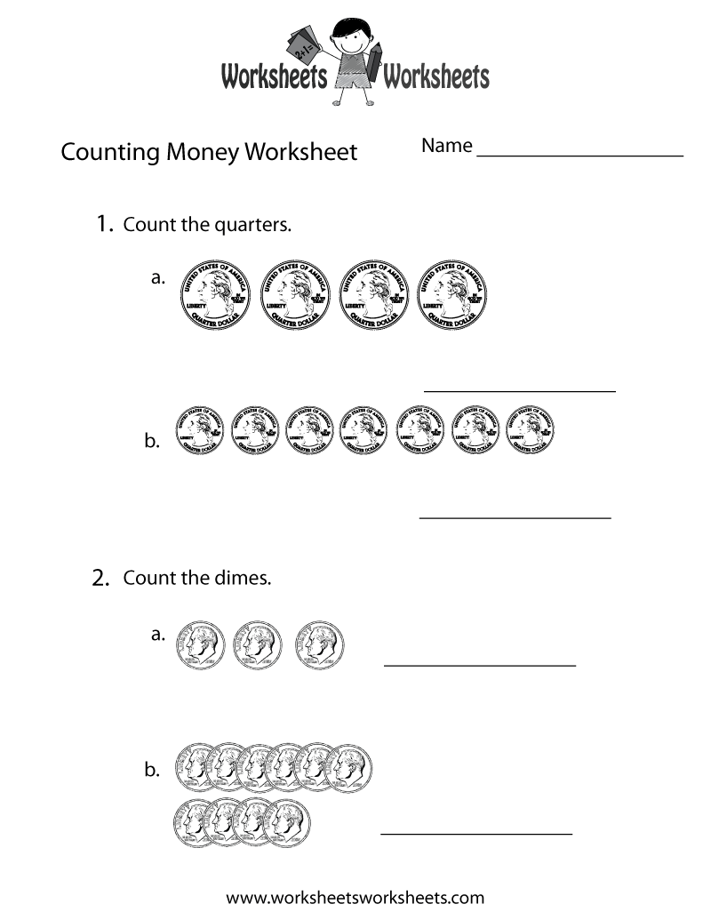 Easy Counting Money Worksheet Worksheets Worksheets Easy Counting Money Worksheet Worksheets Worksheets