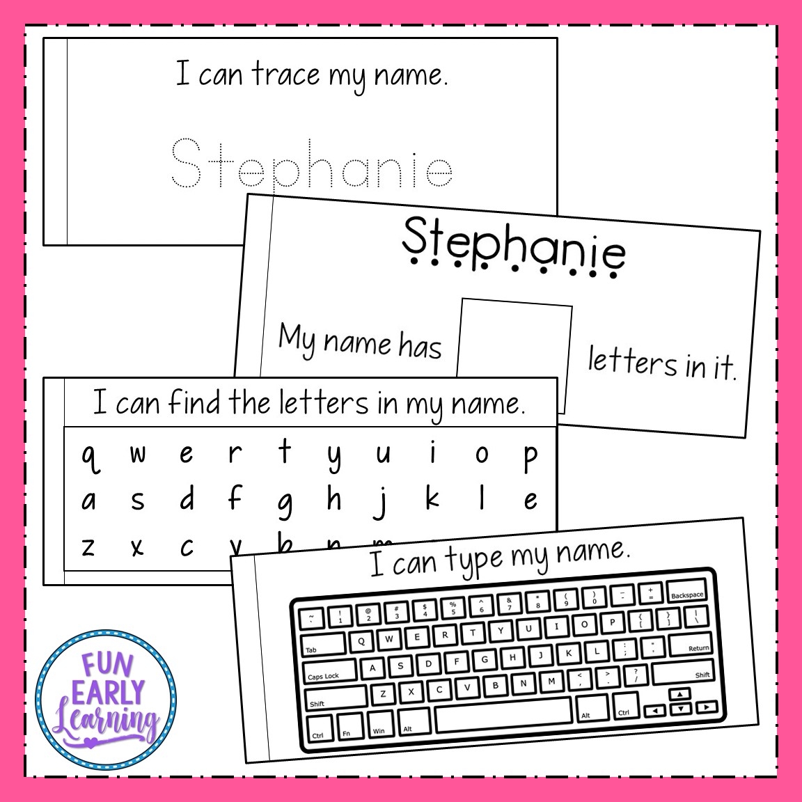 Free Printable Preschool Name Writing Book