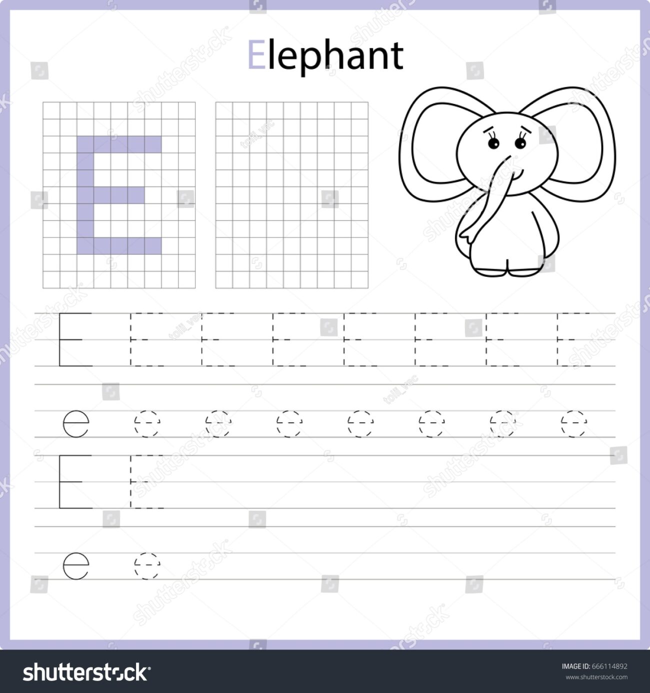 Educational Game Children Copy Letters Using Stock Vector Royalty Free 666114892 Shutterstock