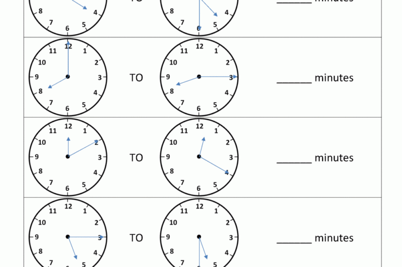 Elapsed Time Worksheets Free Printable