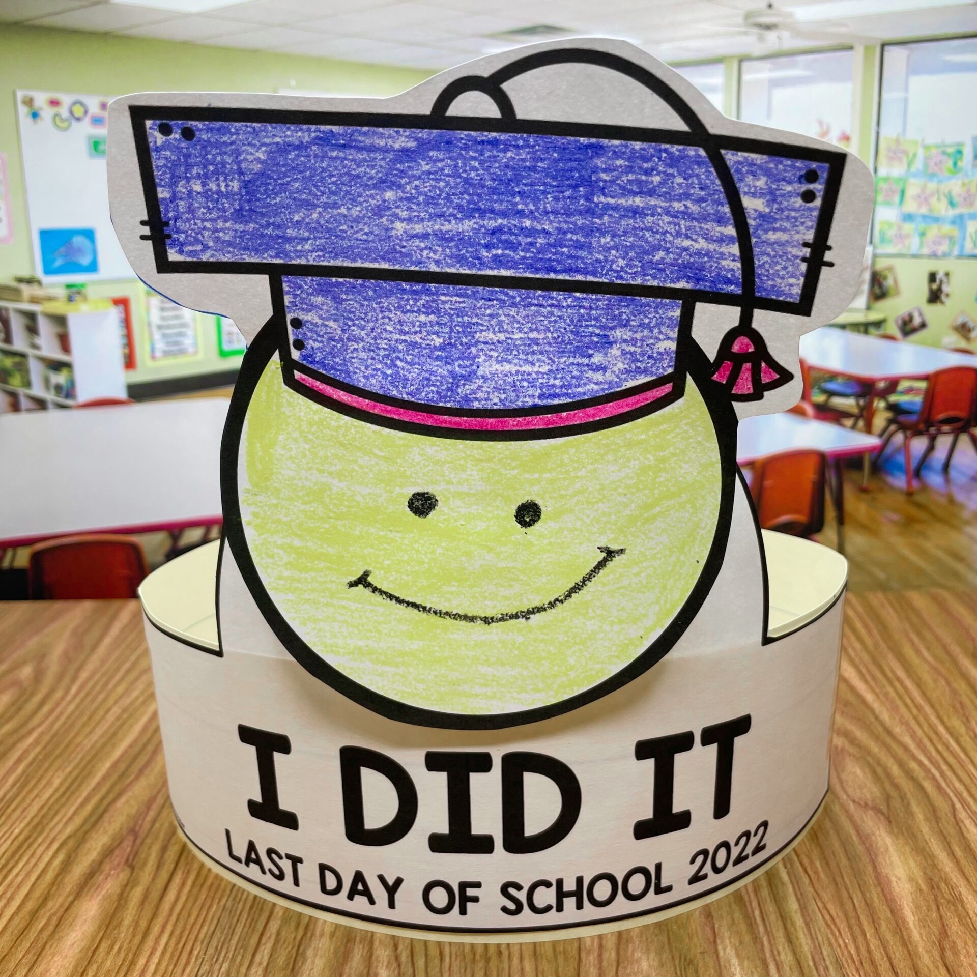 First Day Of Preschool Hats Printable