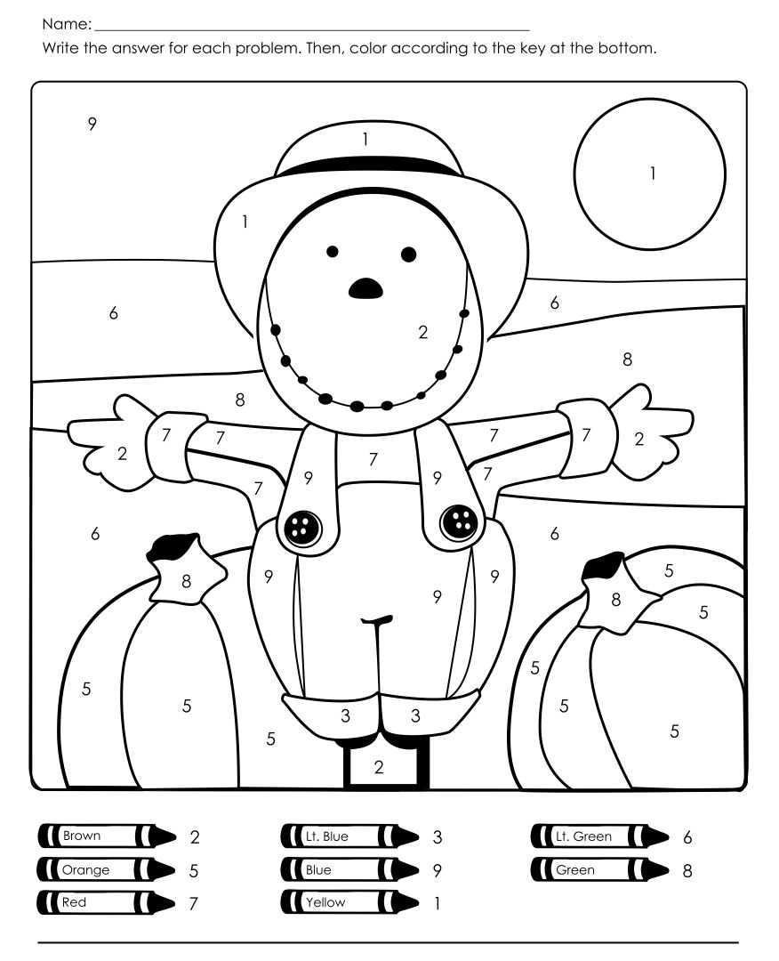 Fall Preschool Printables Free