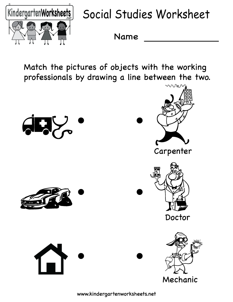 Engaging Social Studies Worksheets For Kindergarten Explore 