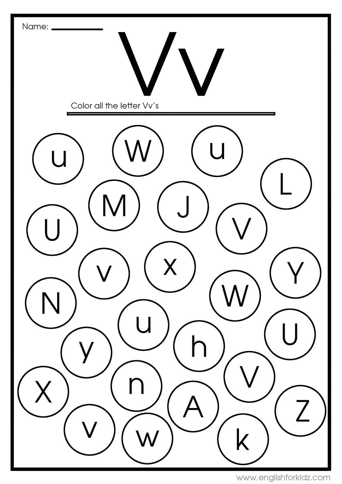 Free Printable Letter V Worksheet Free Printable Letter V Worksheet