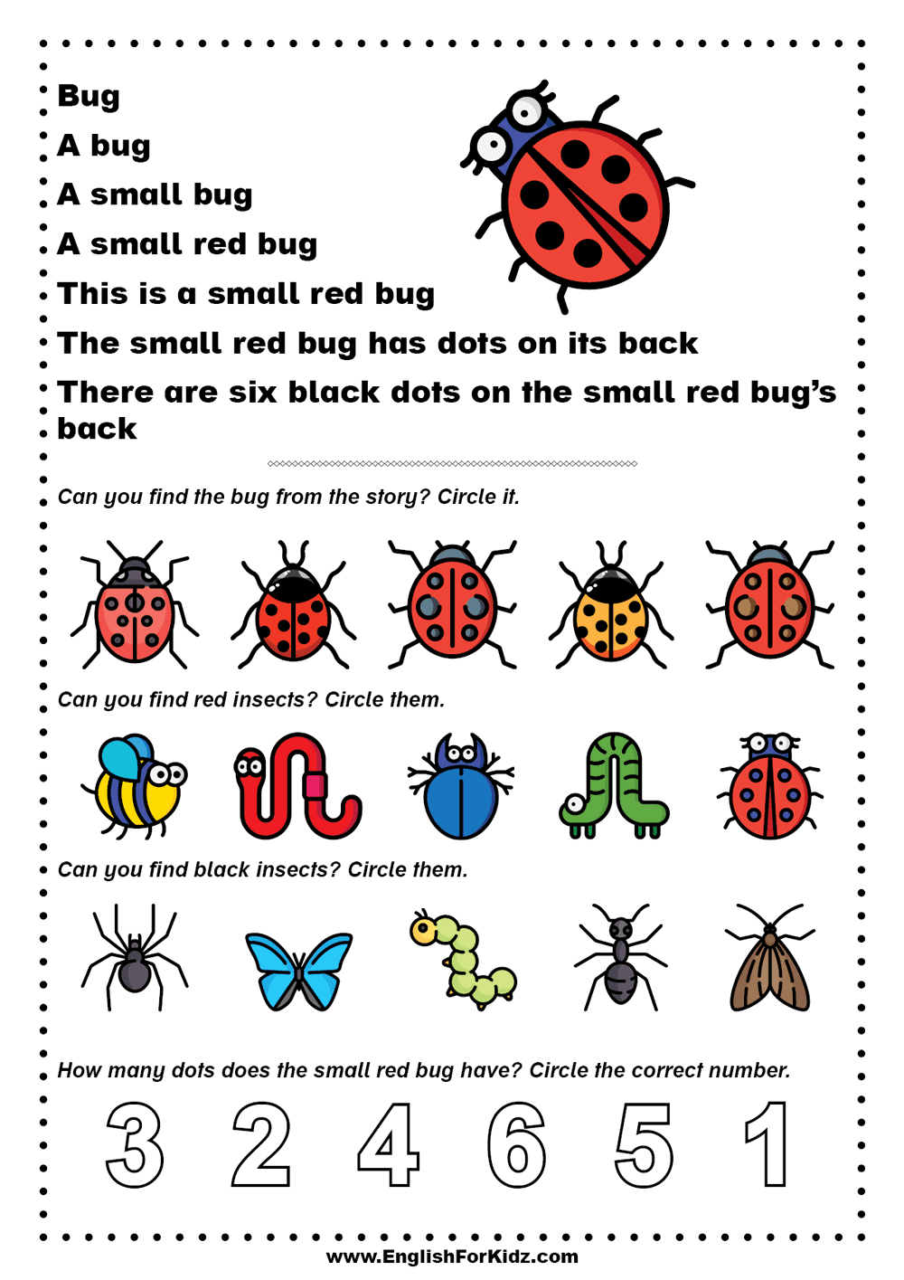 Free Kindergarten Reading Worksheets Pdf
