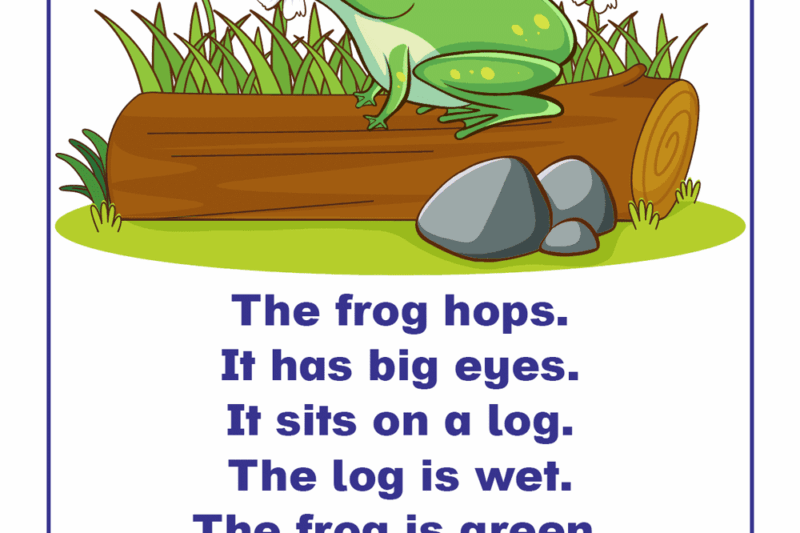 3 Paragraph Story For Preschool Printable
