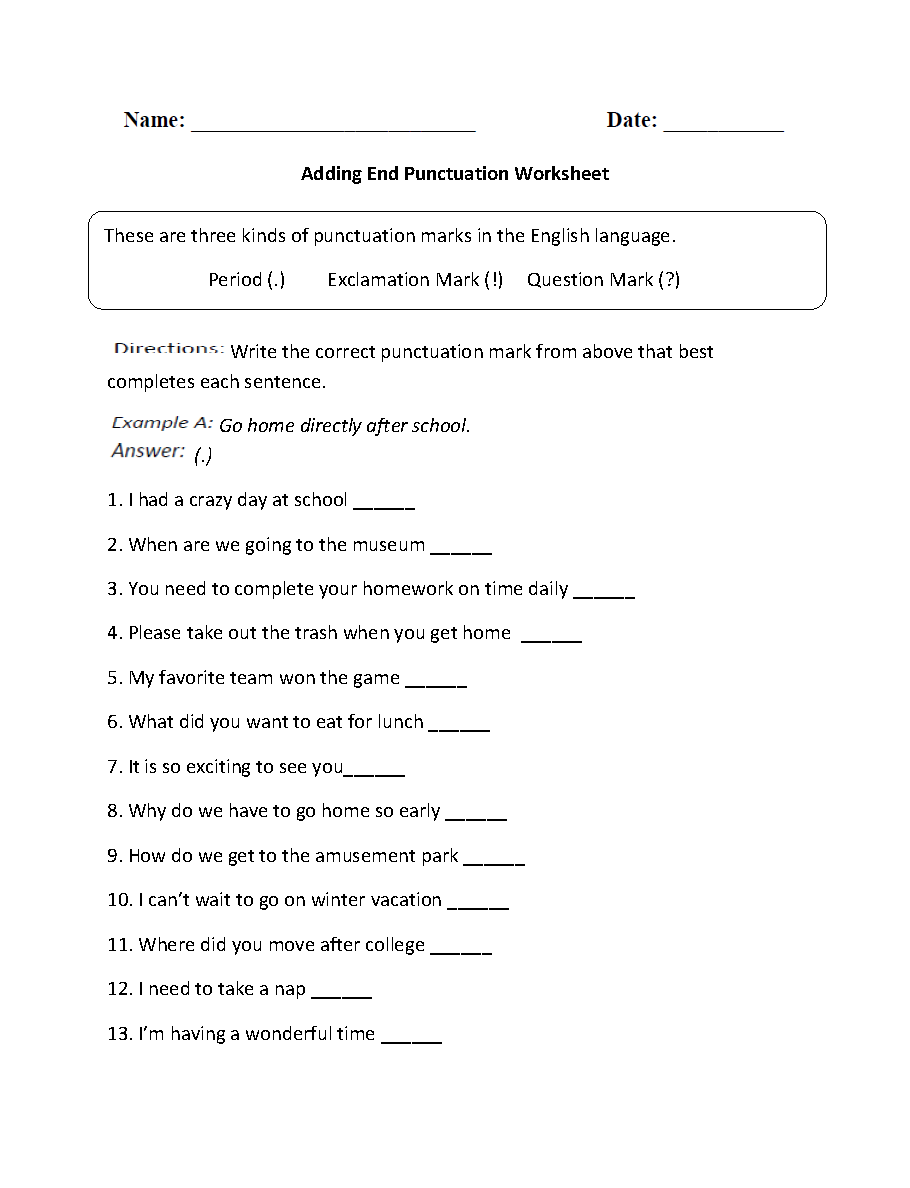 10th Grade English Worksheets Free Printable