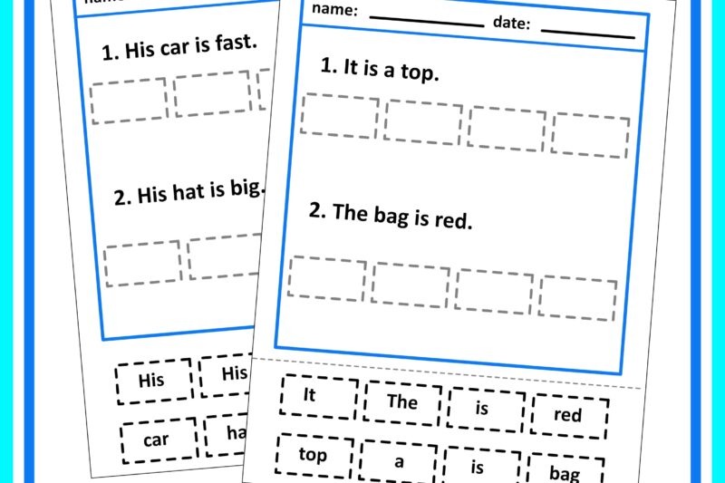 Autism Reading Comprehension Worksheets