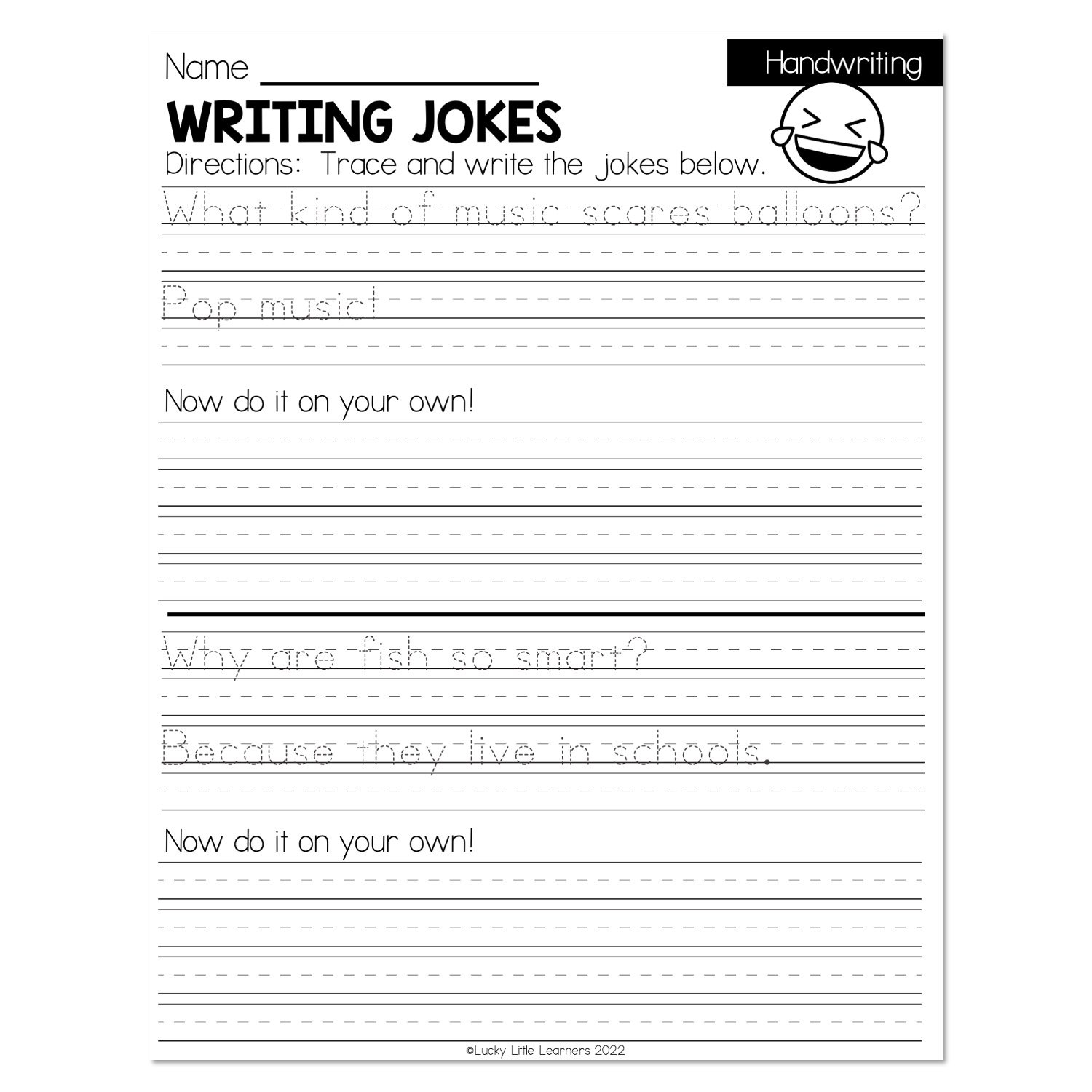 First Grade Writing Worksheets Free Printable