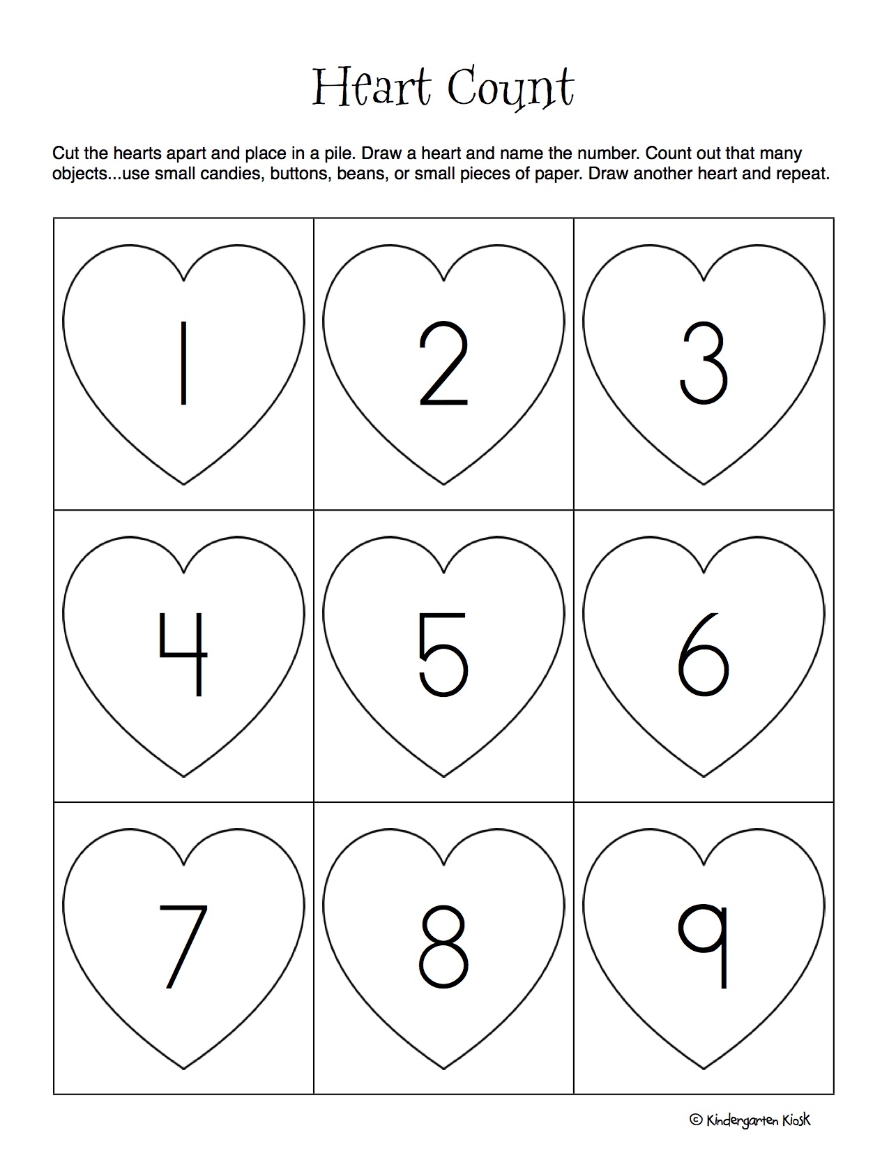 February Preschool Homework Packet Kindergarten Kiosk Worksheets Library