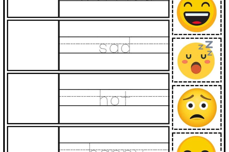 Free Printable Feelings Worksheets Pdf
