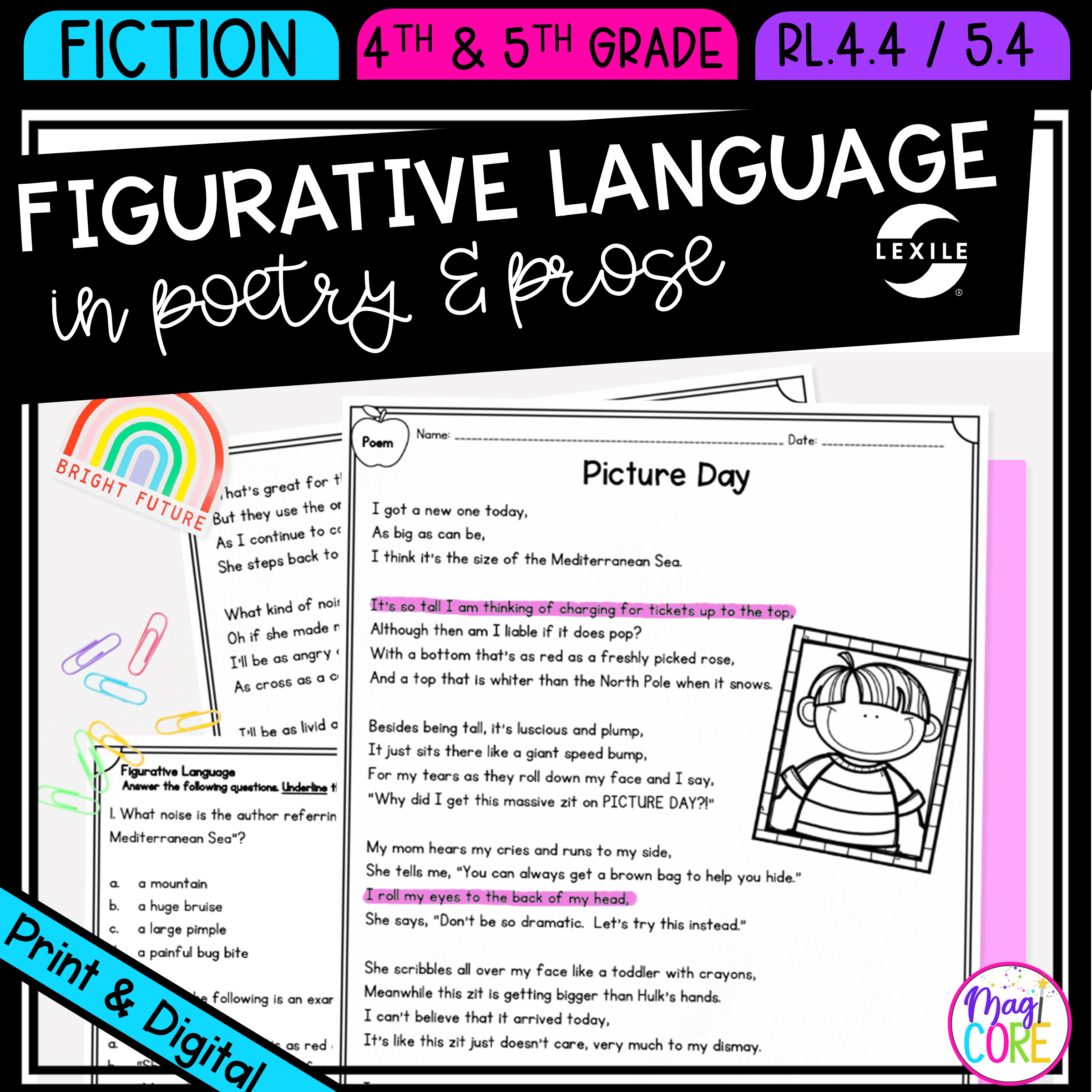Figurative Language Reading Passages Worksheets Poetry RL 4 4 RL 5 4 RL4 4 RL5 4 Figurative Language Reading Passages Worksheets Poetry RL 4 4 RL 5 4 RL4 4 RL5 4