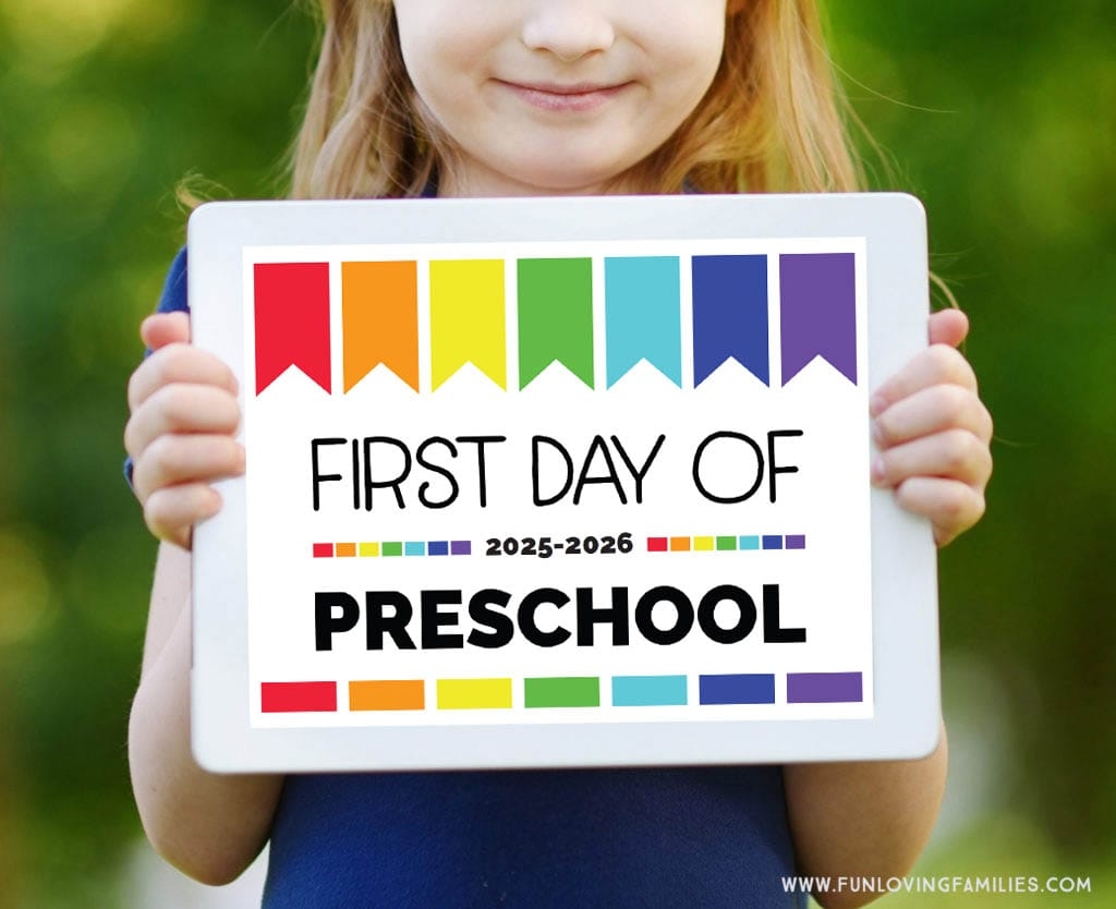 First Day Of School Signs 2025 2026 Free Printables For All Grades