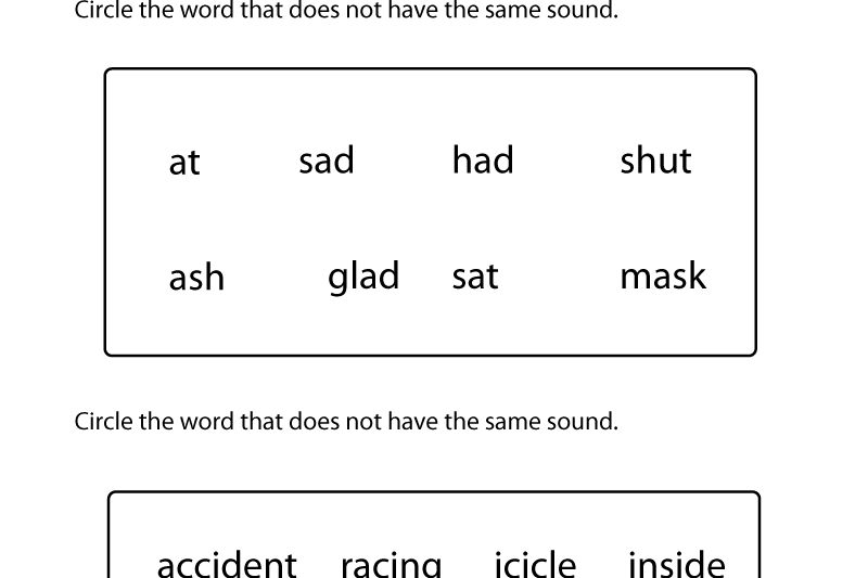 Free Printable Grade 1 Phonics Worksheets