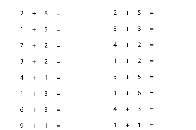 1st Grade Math Addition Worksheets