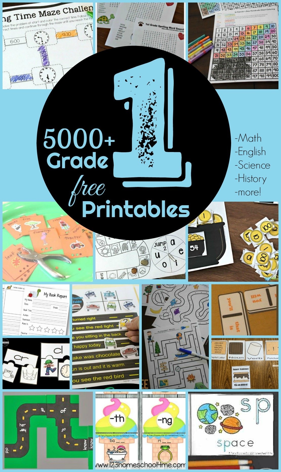 Free Printable First Grade Science Worksheets