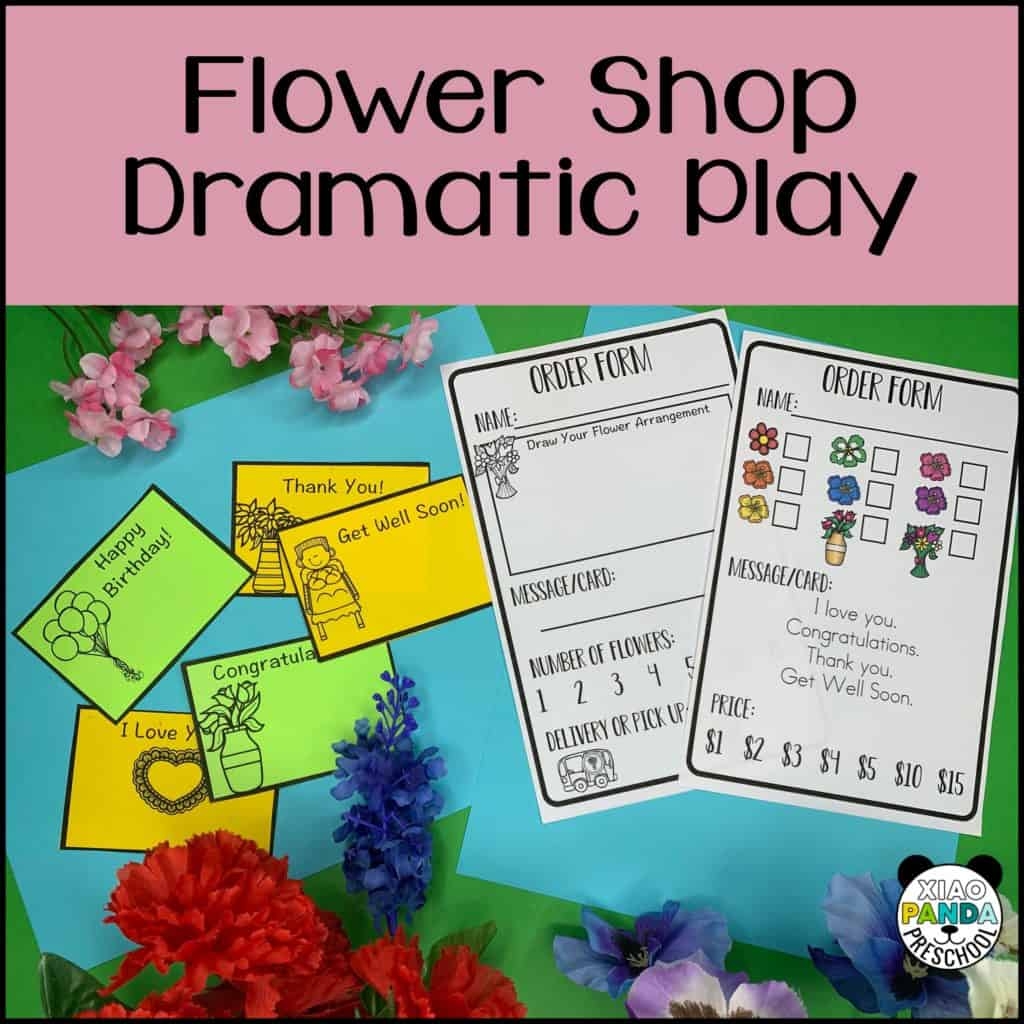 Flower Shop Dramatic Play Xiao Panda Preschool